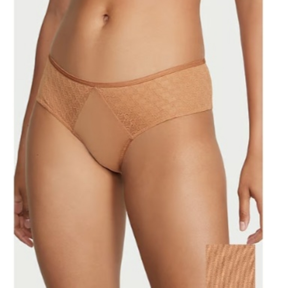 Victoria Secret Panty, Large, Brown/Tan